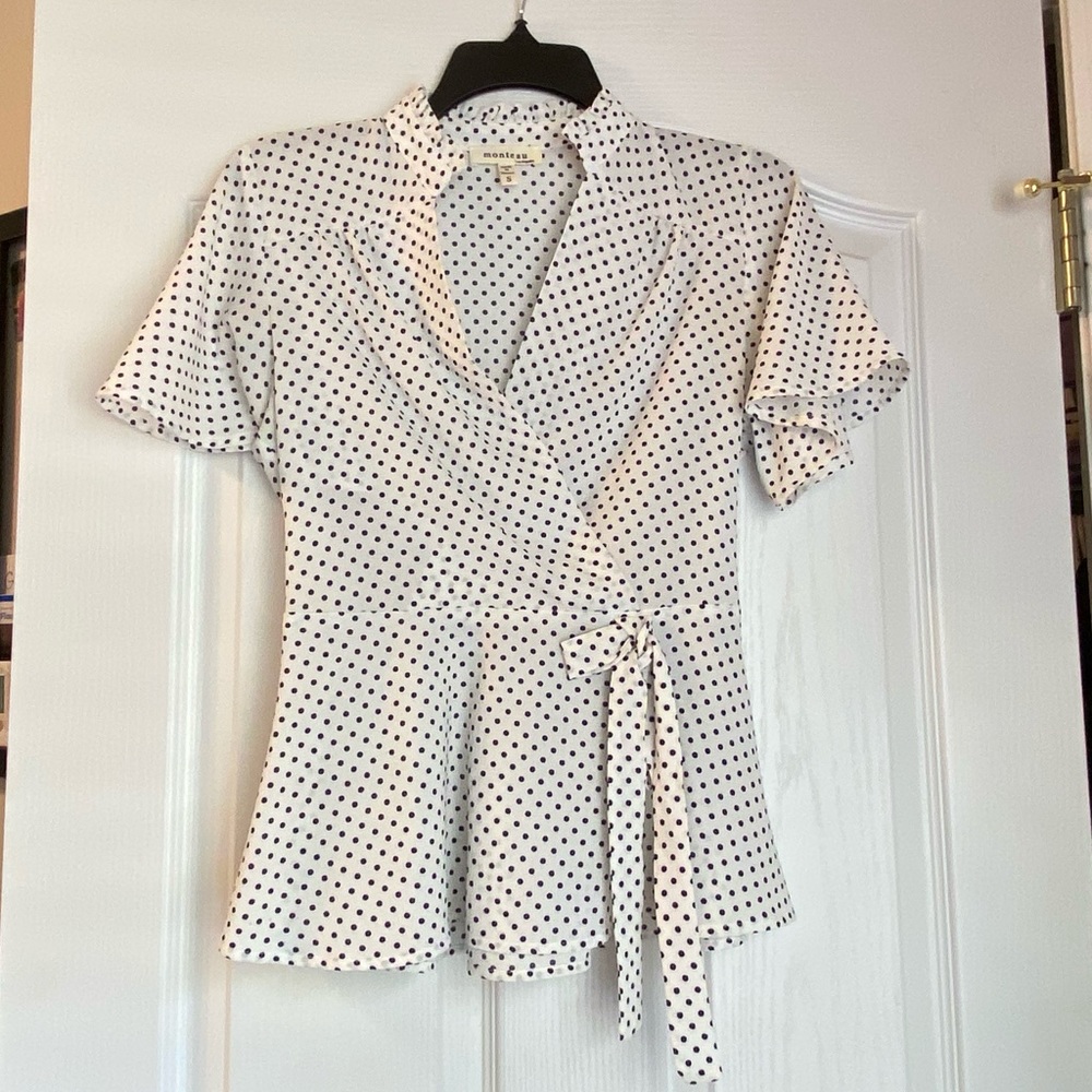 NWOT Polka Dot Blouse
